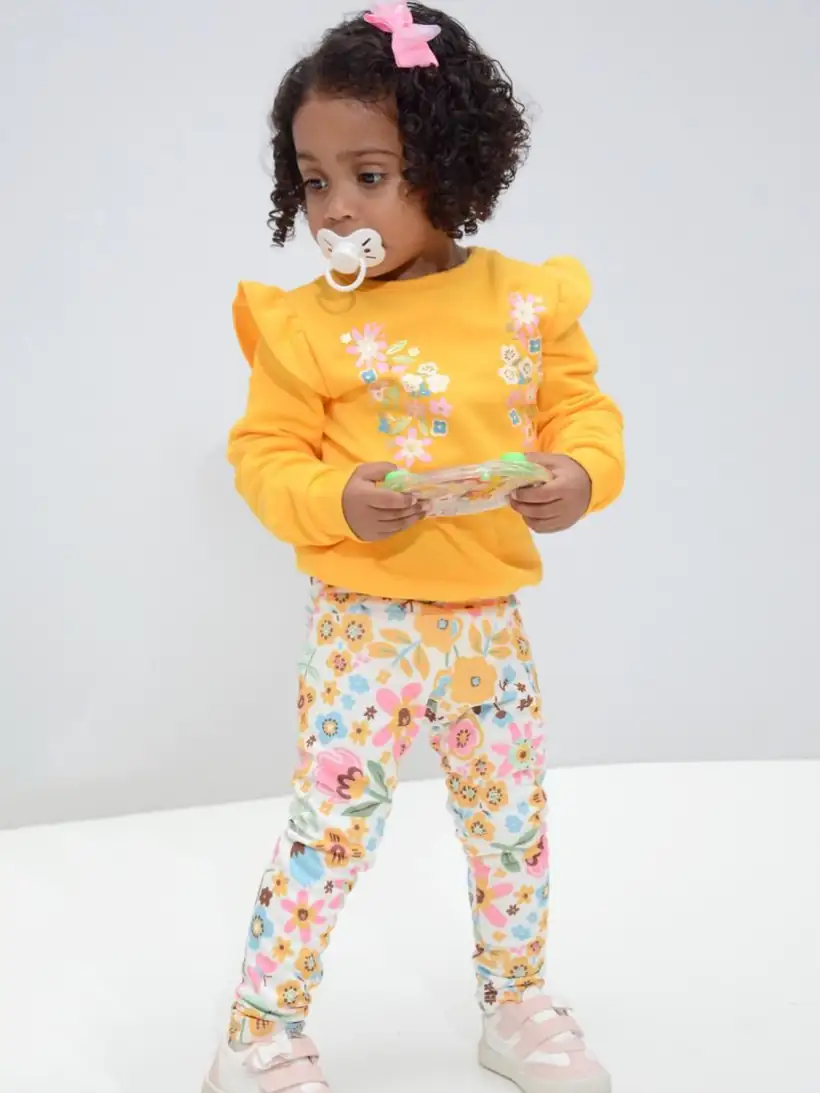 Blusa Amarela Floral
